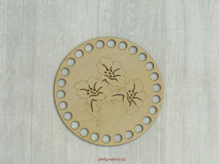Kruh 12cm - jarní kytička