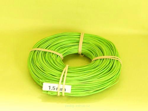 Pedig světle zelený  - 1,5 mm (100g)