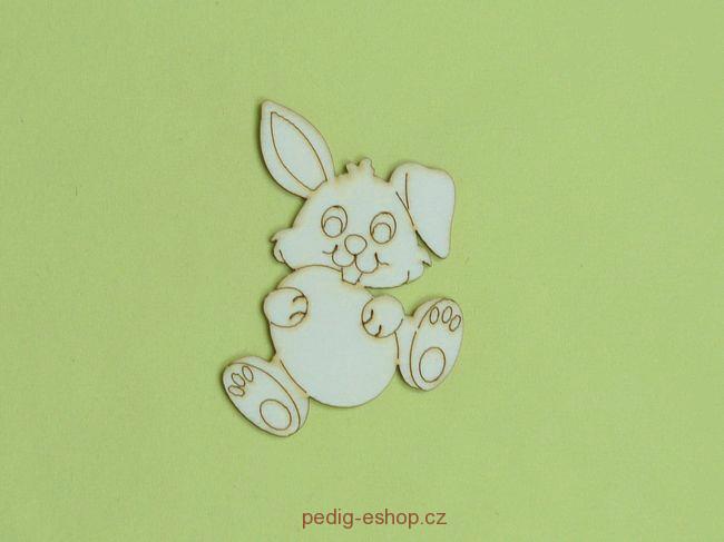 Výsek - králík s vajíčkem vel. 9,5cm