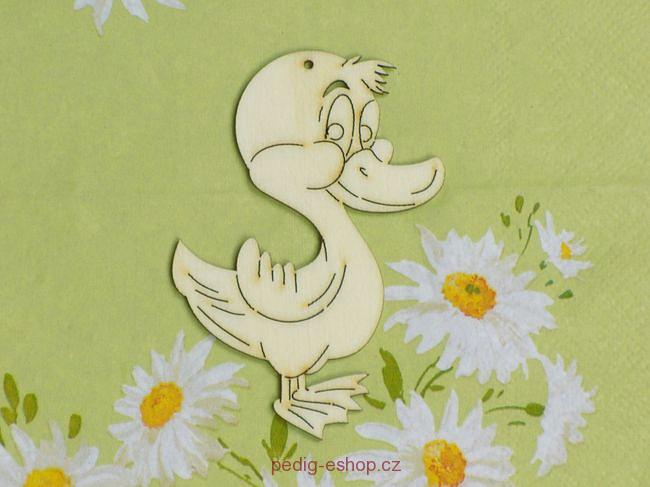 Výřez  - kačer vel. 8,5x6cm