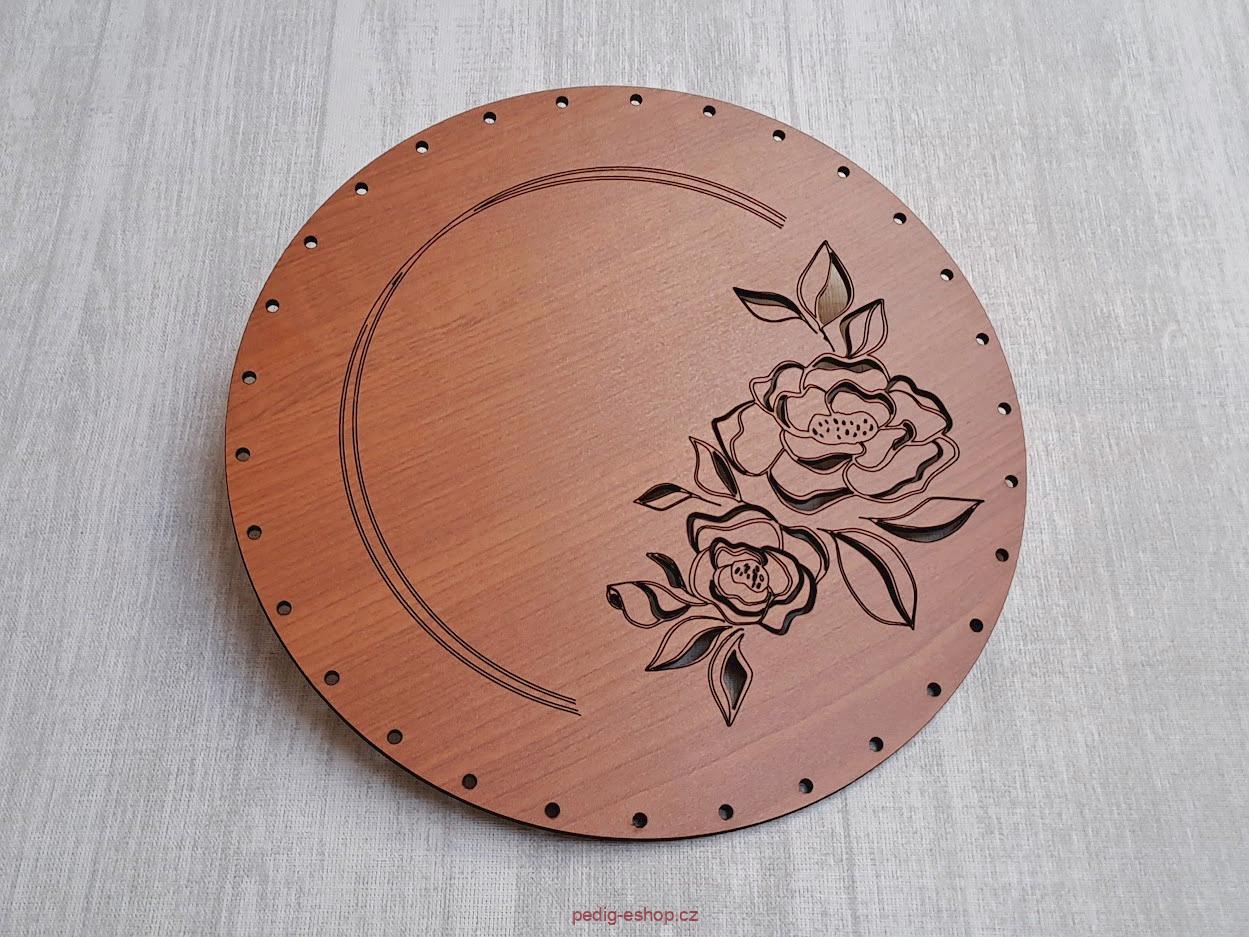 Dno prům.20cm - růžička č.3