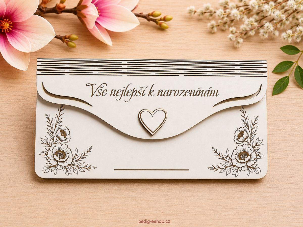 Narozeninová obálka č.16