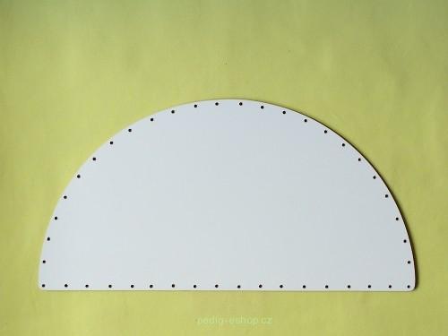 Půlkruh - rozměry 35x17,5 cm