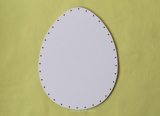 Vejce - rozměry  25x18,5 cm 