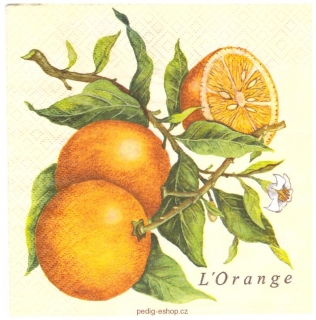 Ubrousek č.216 - pomeranč