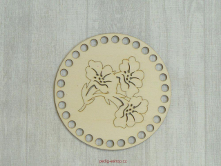 Kruh 14cm - jarní kytička