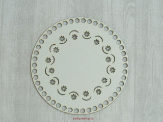 Kruh 20cm - kytičky v kruhu